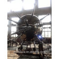 Dernière grande sculpture en sphère extérieure en grosse bille en acier inoxydable de virus 2015